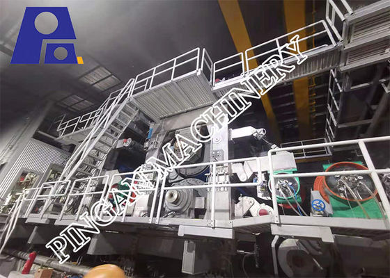 машина делать бумаги PLC белая верхняя Testliner 300m/Min 3750mm наматывая